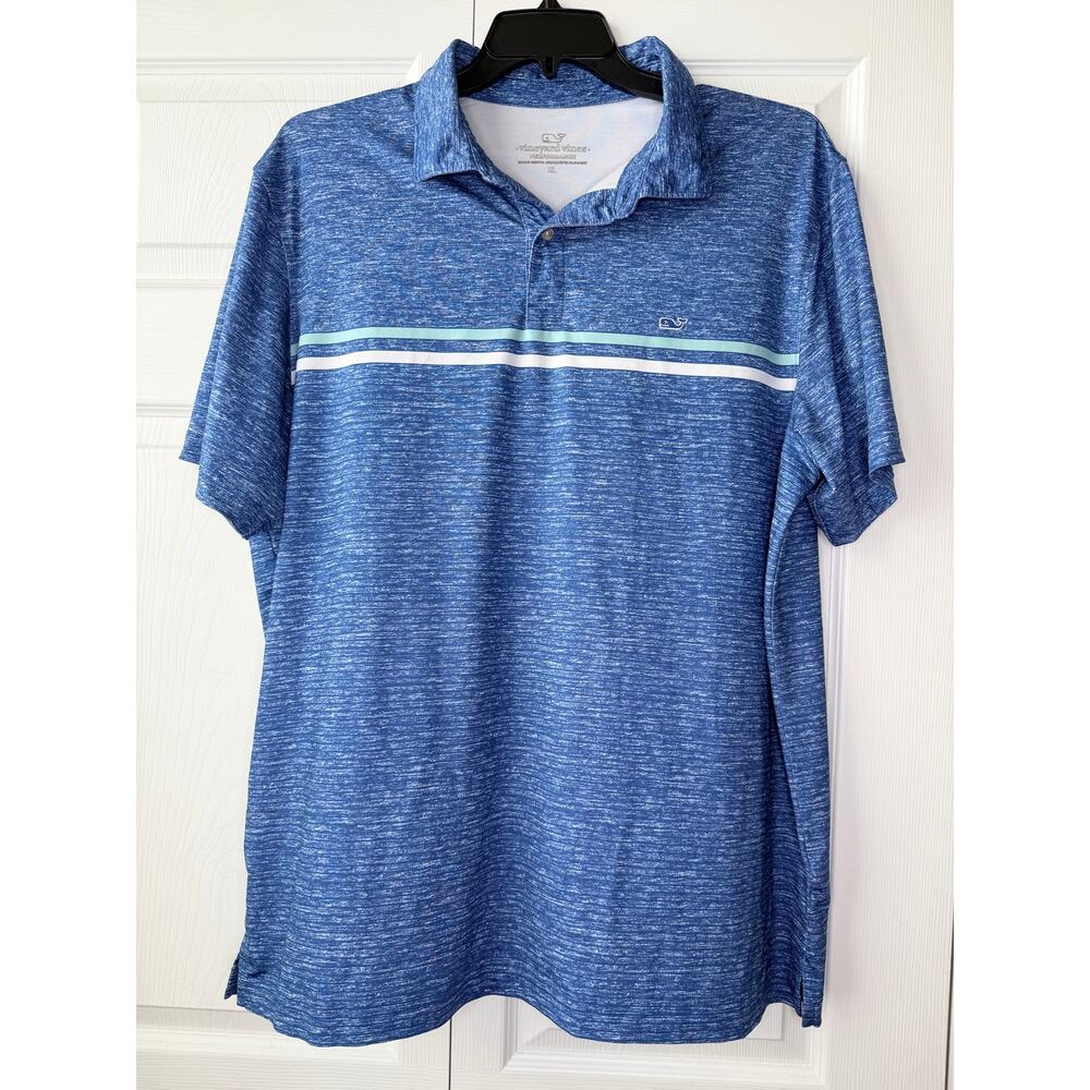 Vineyard Vines Performance Golf Polo Shirt Men Size XL